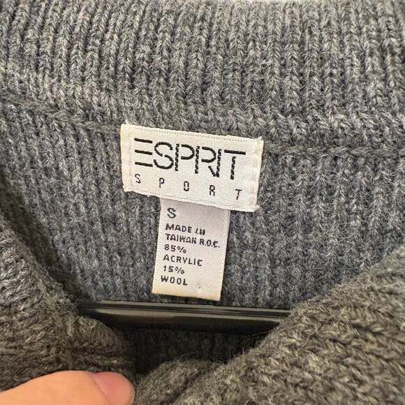 Vintage espirit Wool Cardigan Sweater with embroidery - Picture 5 of 6